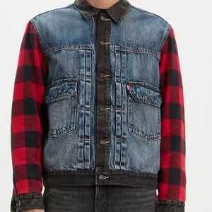 Levi's  TYPE 2 TRUCKER JACKET Denim and Plaid